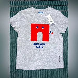 Jacadi Paris Girl Short Sleeve Tshirt 4t